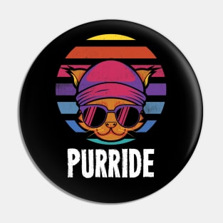 Purride - Retro Vintage Cat Pin