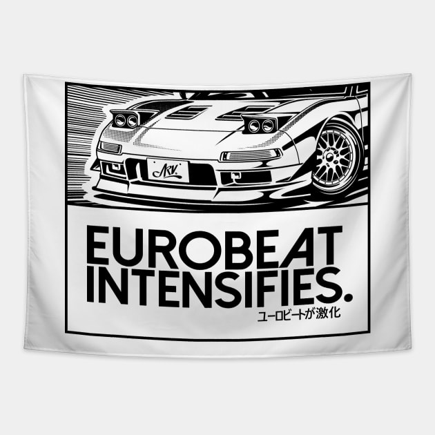 EUROBEAT INTENSIFIES - NSX NA1 Tapestry by ARVwerks