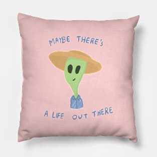 UFO out there Pillow