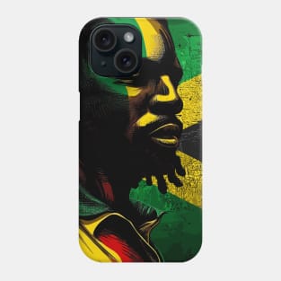 Rasta Jamaica man Phone Case