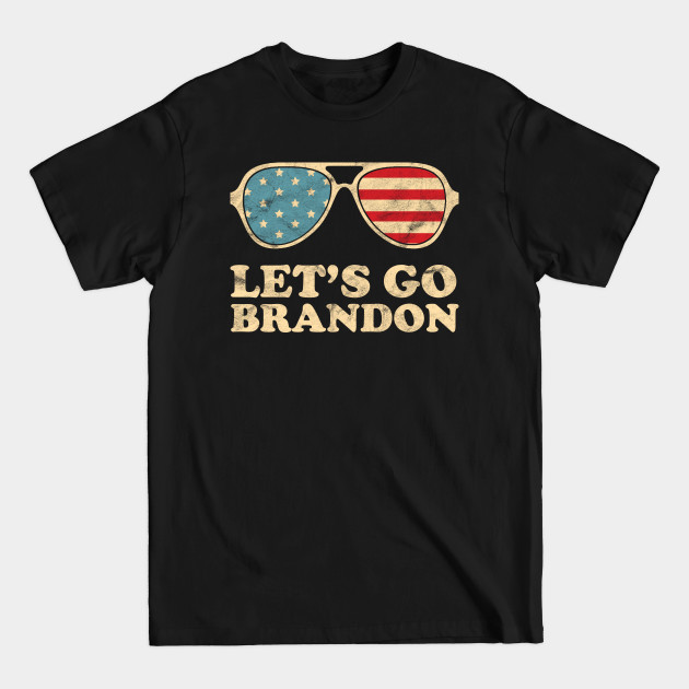 Discover Let's Go Brandon American Flag Impeach Biden - Lets Go Brandon American Flag Impeach - T-Shirt