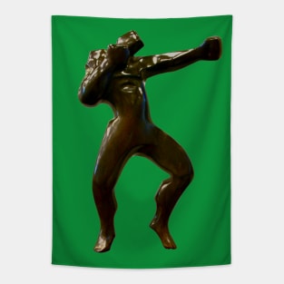 Boxer Sculpture Tapestry