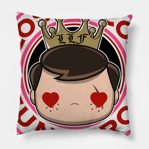 LLF - Valentine’s Day Pillow by Kickinittt