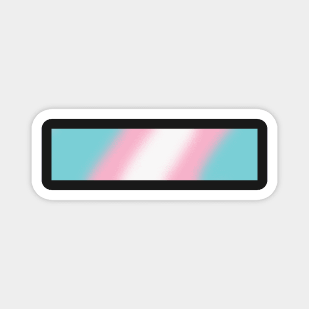 Trans Pride Clothes Magnet by SophieMartil