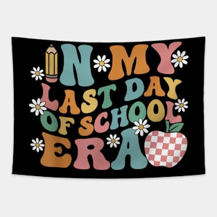 In My Last Day Of School Era Teacher Boys Girls Graduation Tapestry