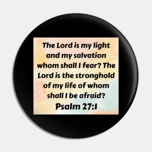 Bible Verse Psalm 27:1 Pin