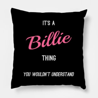 Billie - Personalized First Name Customized For Pillow