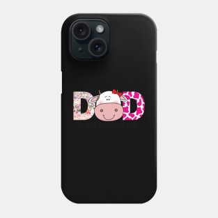 Dad Of Birthday Girl Farm Animal Bday Party Celebrations Phone Case