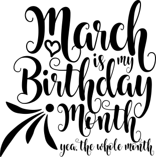 March Birthday Magnet