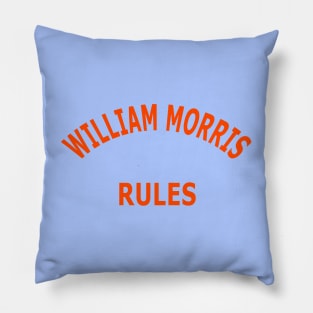 William Morris Rules Pillow