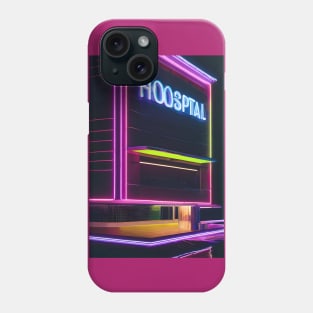 Neon hospital Phone Case