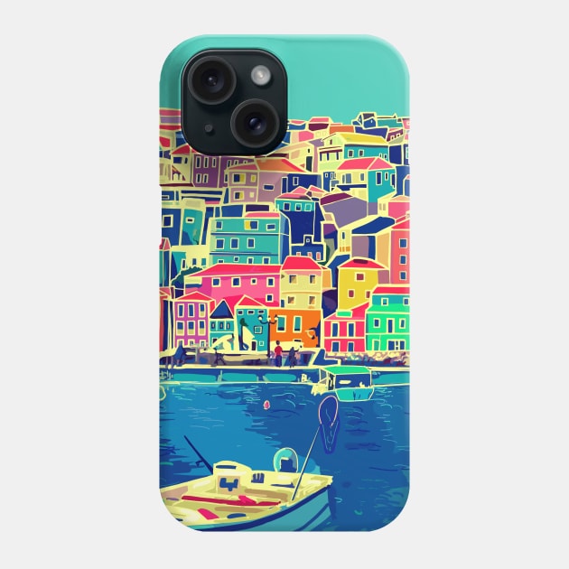 Port of Corfu in Greece Phone Case by Mimie20