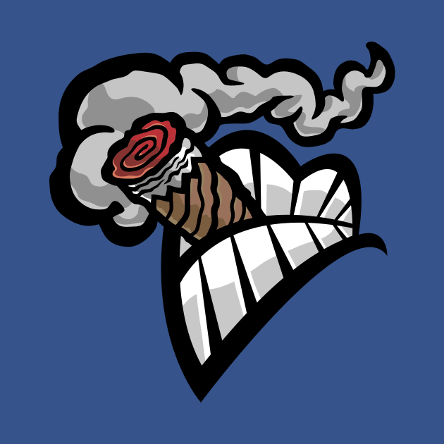 Cigarette mouth by CRAZYMAN