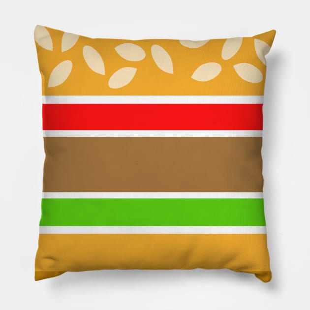 BURGER Pillow by TanyaHoma