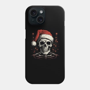 skeleton santa Phone Case