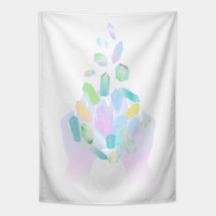 Crystal Hands Tapestry