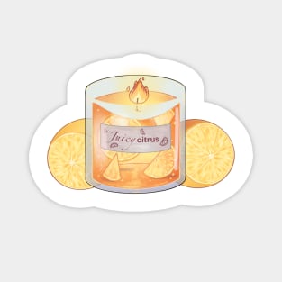 Juicy citrus candle Magnet