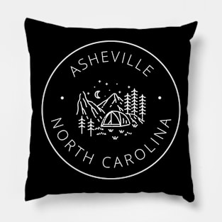 Asheville, North Carolina Camping Pillow