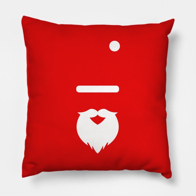 Minimal Santa Claus Pillow by frndpndrlc