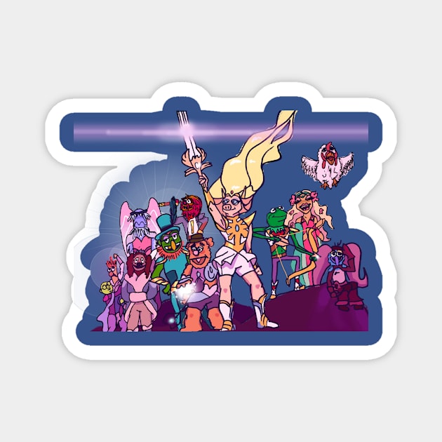 Muppets She-ra Magnet by okjenna