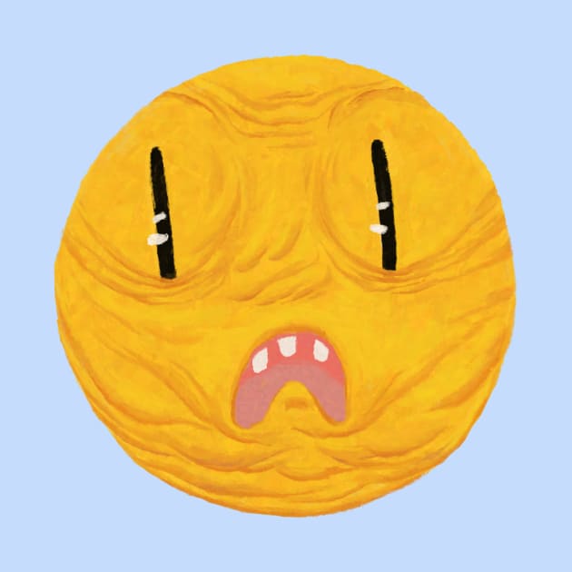 Terrified / in Shock Emoji by dropthedrawings