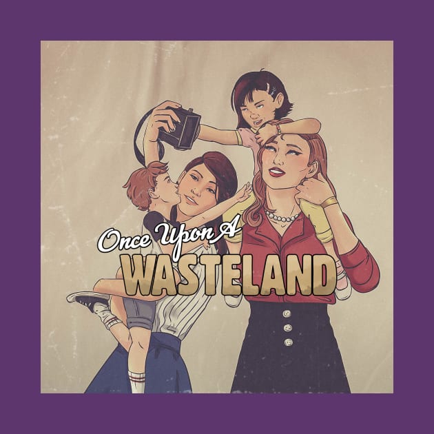 Beth & Odessa's Family Portrait (Square, Aged) by Once Upon a Wasteland