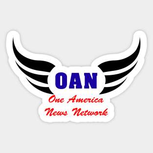 Oan One America News Network Stickers Teepublic