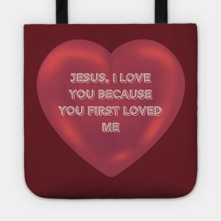 JESUS I LOVE YOU Tote