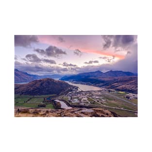 Sunset Vista: A Queenstown View from The Remarkables T-Shirt