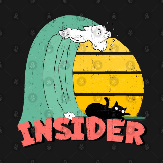 Insider Funny surfer cat by SashaShuba