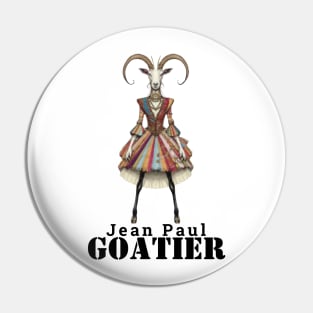 Jean Paul Goatier Fashion Designer Goat Billy Goat Gift For Goat Lover Anthropomorphic Pin