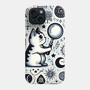 Mystic Feline Explorer Phone Case