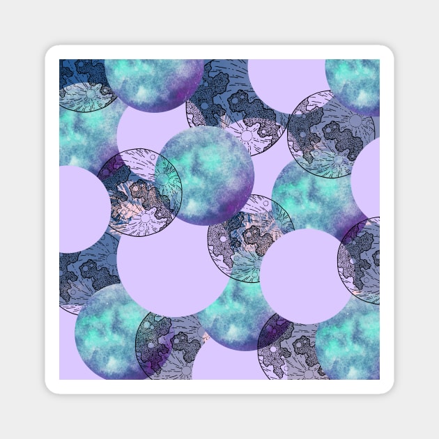 Universe in another Way (purple) Magnet by Dorino