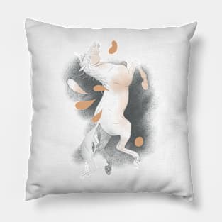 Abstract Sketch Horse Pillow