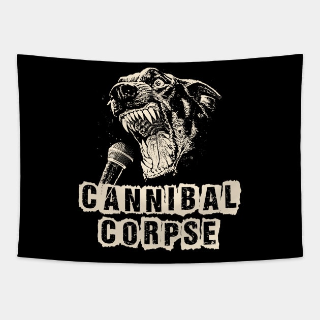 cannibal ll beast scream Tapestry by angga108