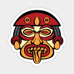 Native Americans Aztec Warrior Magnet