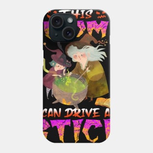 This Mom Can Drive A Stick Funny Halloween Phone Case