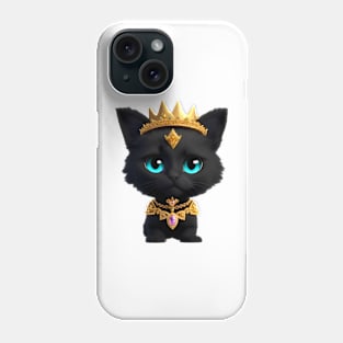 Cute little kitten prince Phone Case