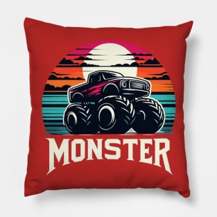 Monster Truck Pillow