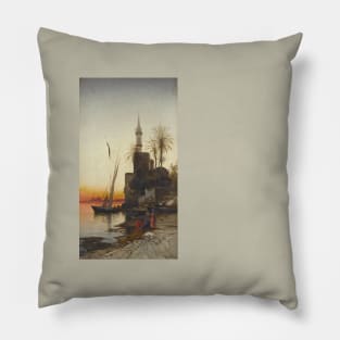 On the Banks of the Nile Pillow