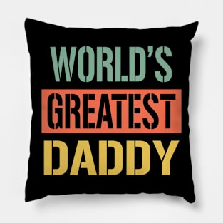 worlds greatest daddy Pillow