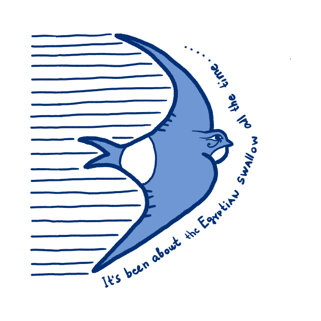 the Holy grail swallow bird by croquis design