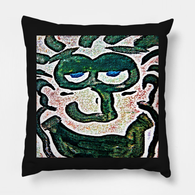 Clown Face #1a Pillow by markross