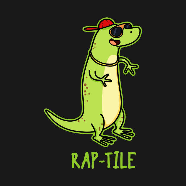 Rap-tile Funny Animal Pun by punnybone