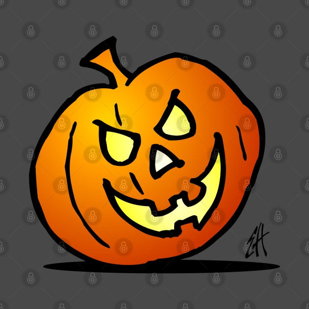 Jack-o'-lantern, Halloween Pumpkin by Cardvibes