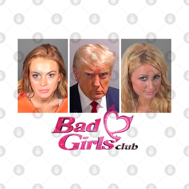 Paris Hilton, lindsay lohan & Donald Trump Bad Girls Club by Futiletees