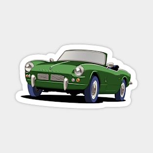 Triumph Spitfire in green Magnet