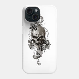 skull roses Phone Case