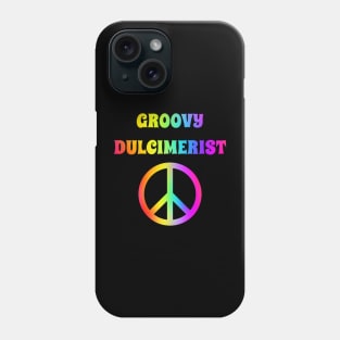 Groovy Dulcimerist Peace Halloween Party Retro Vintage Phone Case