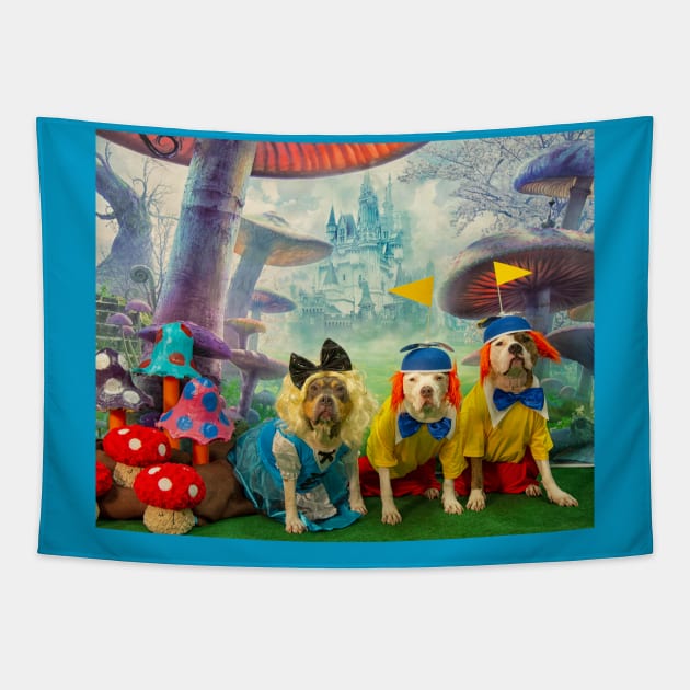 The Tweedles Tapestry by TeamPitCrewDogs